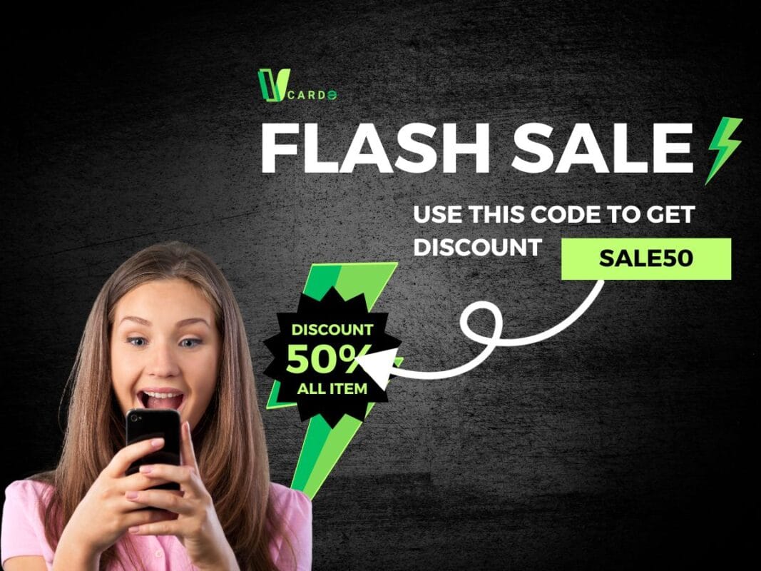 vcarde flash sale